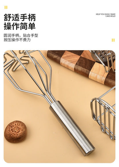 Stainless Steel Potato Mud Press Potato Mudder Manual Press Potato Mudder Manual Double Layer Mudder