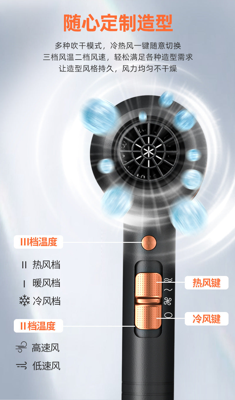 Manufacturer Wholesale Amazon Hair Salon Hair Dryer Cross-Border 2400W Barber Shop Hairdressing High Power Hair Dryer Wholesale