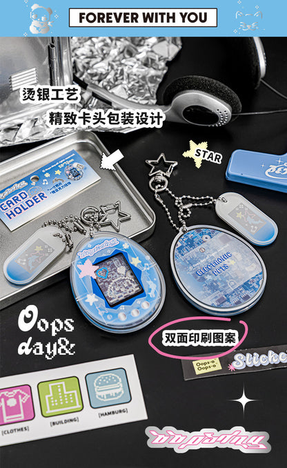 OOPSDAY Rest Day Tamagotchi Inch Photo Card Set American Vintage Hanging Star Chaser Mini Card Set