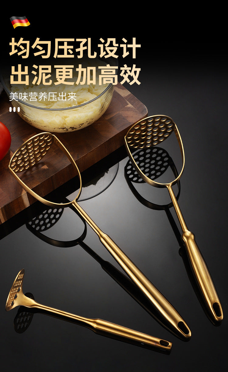 Stainless steel sweet potato masher household potato press kitchen tool manual multi-function masher potato press