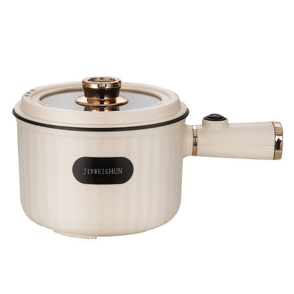 Electric Wok Hot Pot Noodles Mini Electric Cooking Pot Non-stick Multi-functional Electric Pot Student Dormitory Small Electric Pot for Home