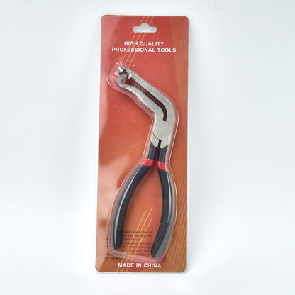 Red and black elbow 60 degree power-off pliers bolt pliers multi-purpose pliers car oil pipe separation harness pliers cross-border pliers