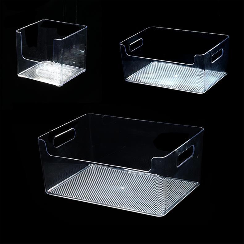 Desktop Storage Box Dormitory Cosmetics Transparent Basket Acrylic Drawer Mask Organizer Box Snack Sundry Storage Rack