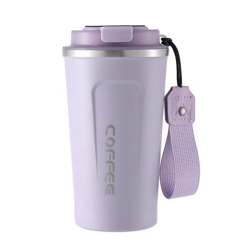 Overlord Tea Ji Tongyi Thermos Cup 316 Stainless Steel Lily-in-the-valley Coffee Cup Portable Car Double Drinking Gift Water Cup