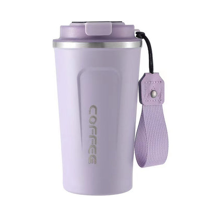 Overlord Tea Ji Tongyi Thermos Cup 316 Stainless Steel Lily-in-the-valley Coffee Cup Portable Car Double Drinking Gift Water Cup