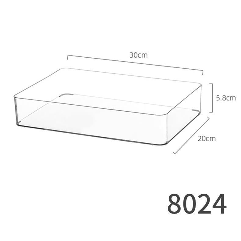 Desktop Storage Box Dormitory Cosmetics Transparent Basket Acrylic Drawer Mask Organizer Box Snack Sundry Storage Rack
