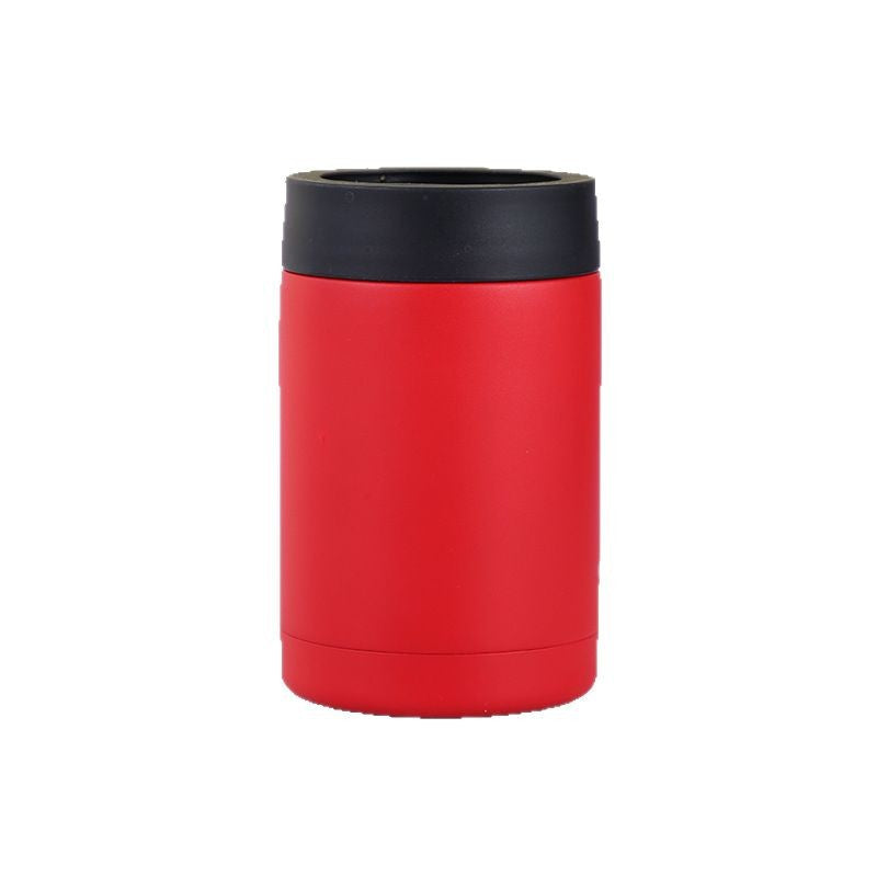 Cross-Border 12oz Double-Layer Vacuum Cold Storage Tank 304 Stainless Steel Beer Tank Outdoor Portable Car-Mounted Coke Tank Wholesale