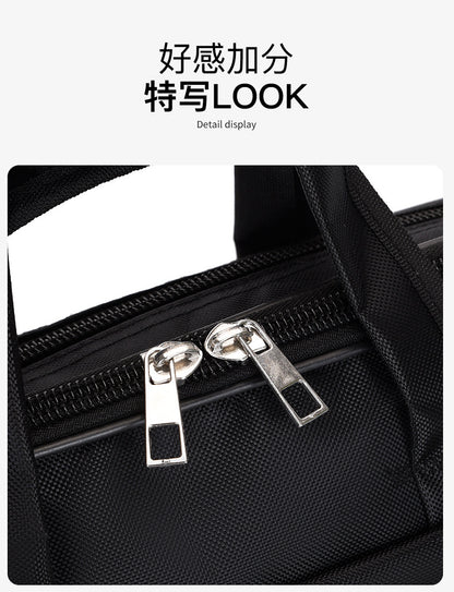 Manufacturer Wholesale Men's Large-Capacity Briefcase Business Trip Laptop Bag Portable Travel Bag Wear-Resistant Business Bag