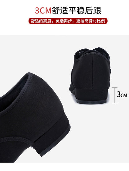 Oxford Cloth Latin Dance Shoes Men's Square Dance Shoes Adult Modern Dance Shoes Soft Bottom Social Dance Shoes Dance Shoes 2025