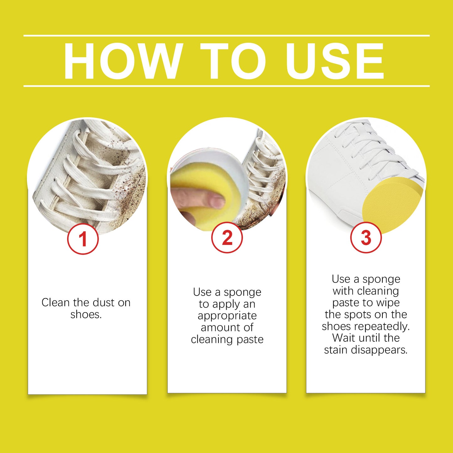 Jaysuing Shoe Cleaning Paste Gentle Cleansing, Removes Dirt, Prevents Dust, Renews Shoes, Universal Cleaning Paste