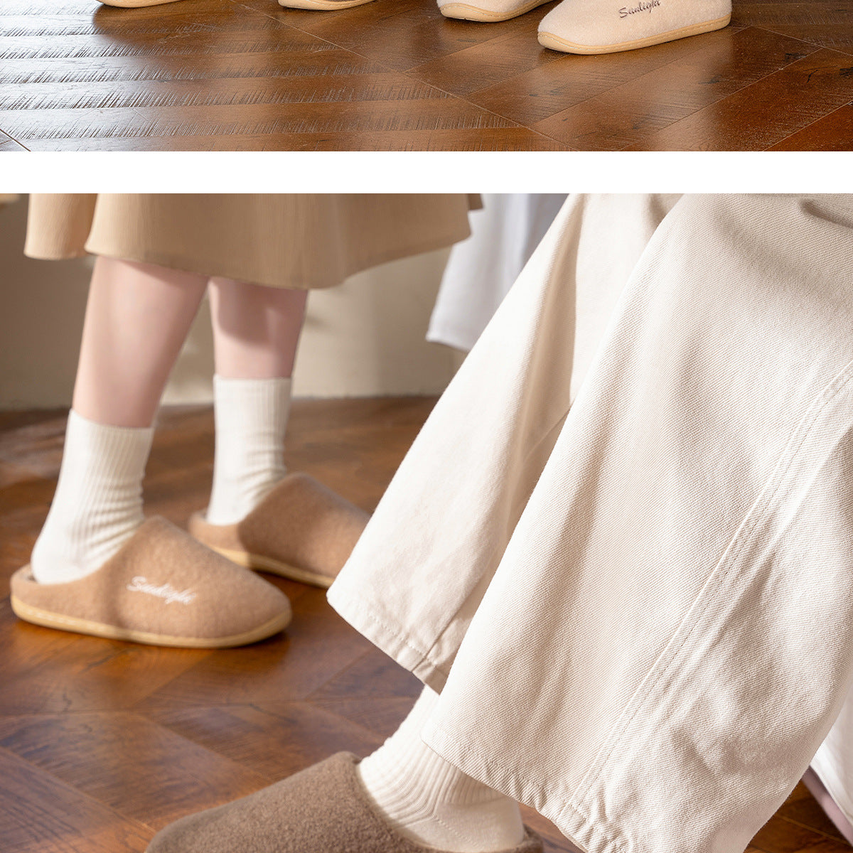 Silent Cotton Slippers for Women, Autumn and Winter 2026 New Model, Indoor Home Warm Plush Massage Detachable Cotton Slippers for Men