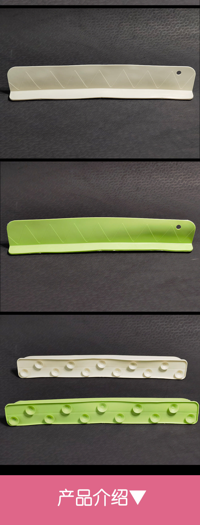 Water Splash Guard for Kitchen Sink, Dishwashing Sink, Washbasin, Anti-Splash Pad, Silicone Water Barrier Strip, Cross-Border