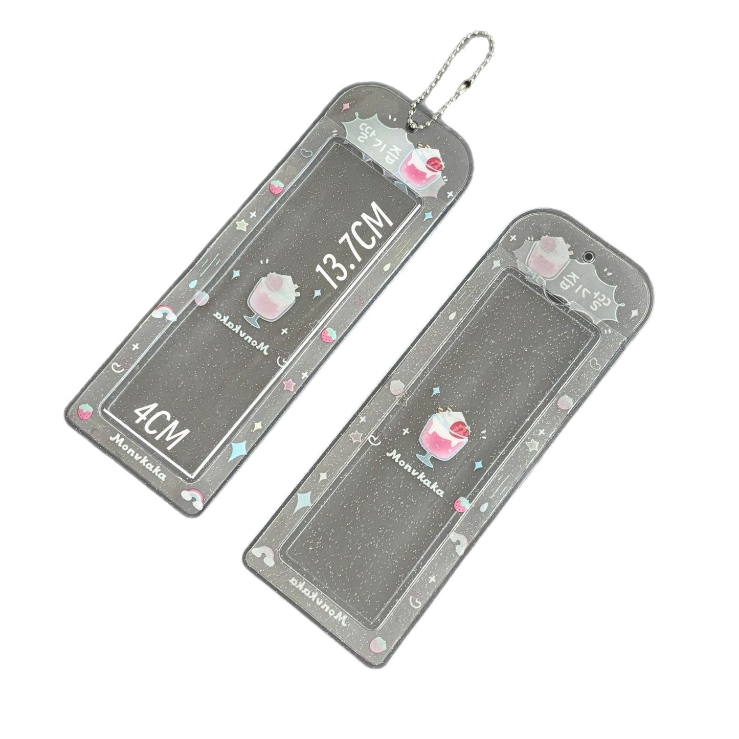 Original Summer Dessert Four-Frame Card Holder Idol Small Card Life Four-Frame Glitter Card Holder Star-Chasing Storage Card Holder