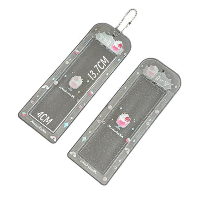 Original Summer Dessert Four-Frame Card Holder Idol Small Card Life Four-Frame Glitter Card Holder Star-Chasing Storage Card Holder