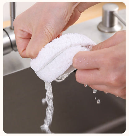 Compressed Wood Pulp Cotton Kitchen Cleaning Dishwashing Sponge Compressed Sheet Absorbs Water, Decontaminates and Does Not Stick to Oil Sponge Block Cartoon Printing
