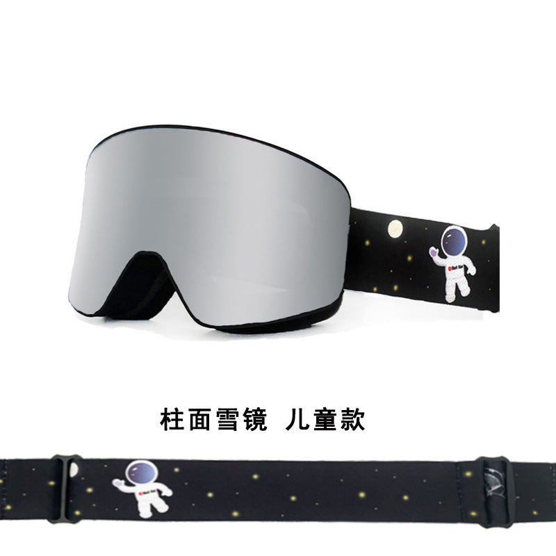 New in stock Magnetic Ski Glasses Double-layer Anti-fog Anti-snow Blindness Canker Myopia Ski Goggles Unisex Snow Goggles