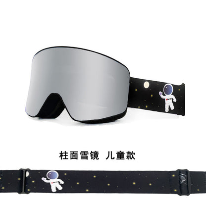 New in stock Magnetic Ski Glasses Double-layer Anti-fog Anti-snow Blindness Canker Myopia Ski Goggles Unisex Snow Goggles