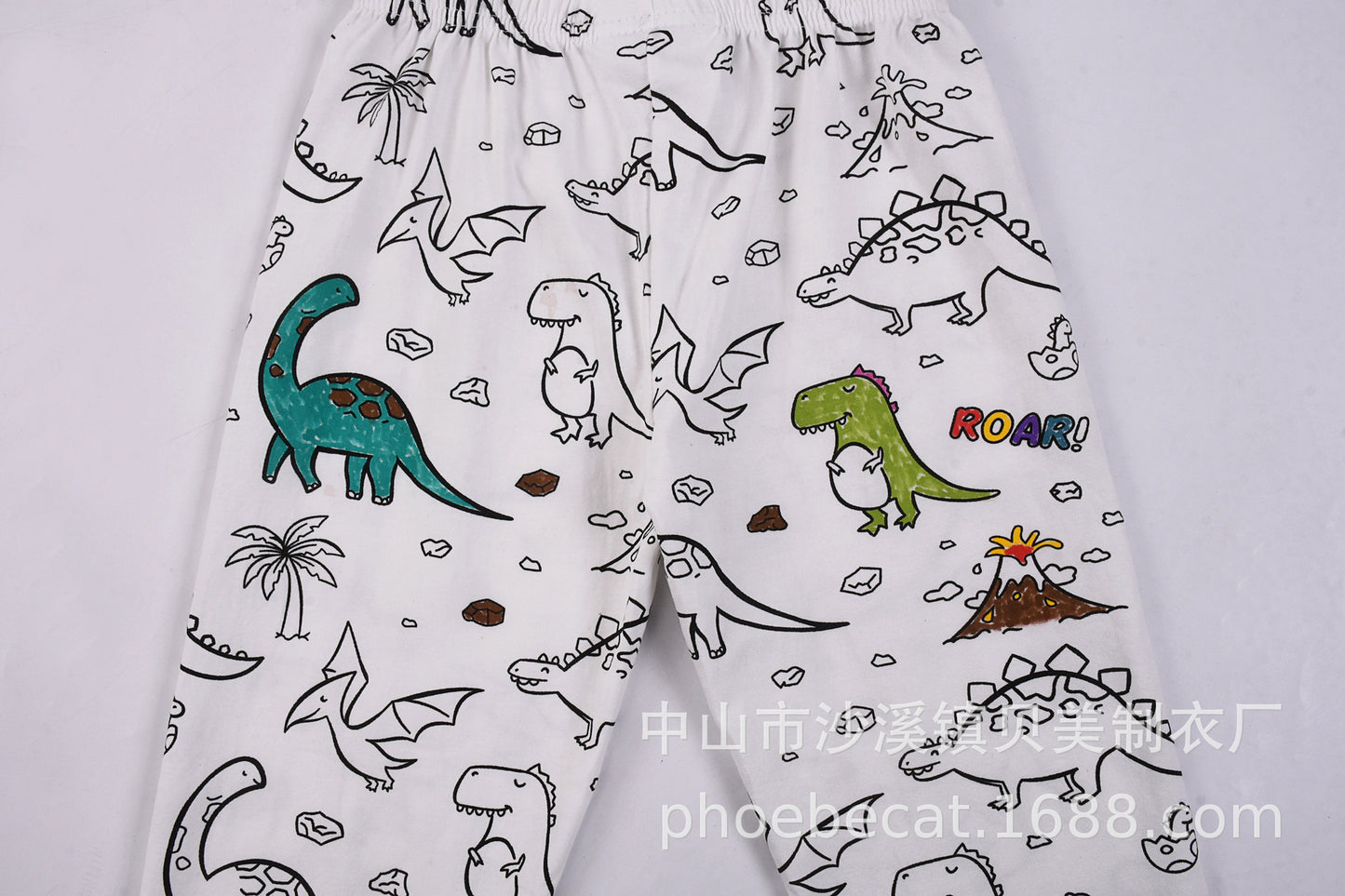 Foreign Trade Independent Stand Pull-Up Cotton Girls Sketch Coloring Comfortable Kidsren's Set Fun DIY Hand-Painted Class a Graffiti