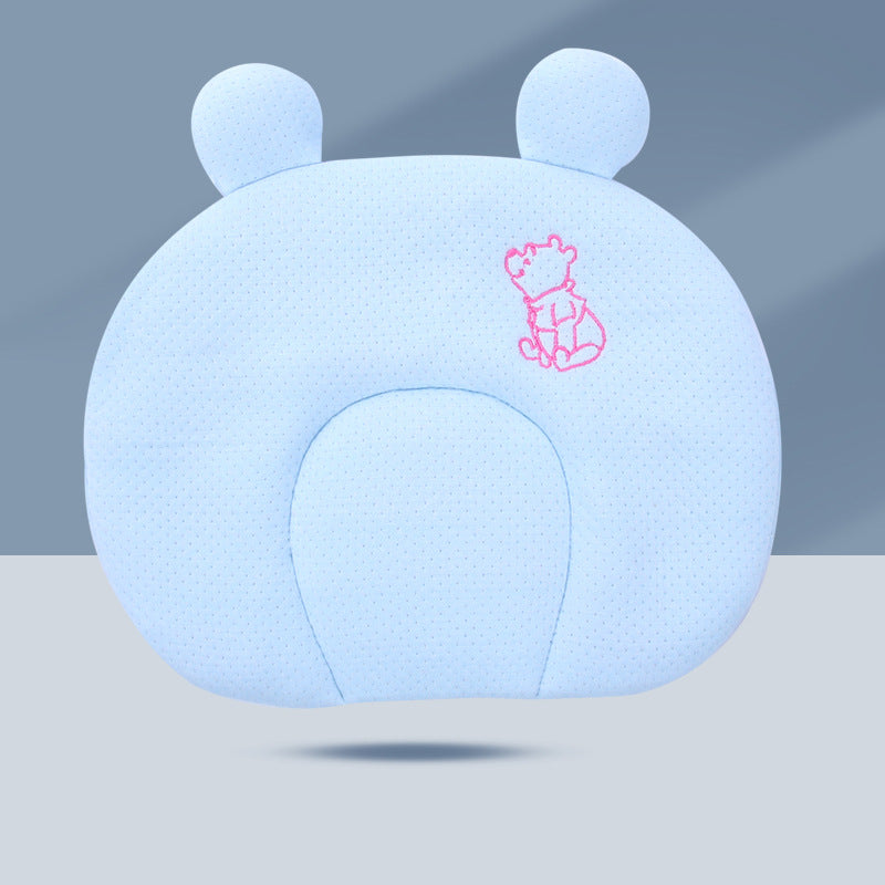 Baby Pillow, Baby Latex Pillow, Washable Imitation Eccentric Head Correction Head Shape, Breathable Newborn Shaping Pillow, Available in All Seasons