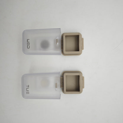 In-Stock Weekly Pill Organizer 1Timeaday Magnetic Pill Box Pill Storage Box Simple and Portable