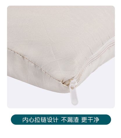 Tiktok hot heating Wormwood bone pillow Wormwood pillow Ice Silk bone cool pillow multifunctional cervical pillow factory wholesale