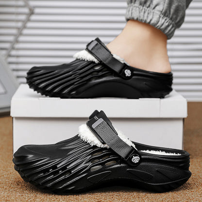 Cotton Slippers for Home, High-End Outer Wear, 2025 Winter New Cross-Border Cotton Shoes Manufacturer Wholesale Cotton Tow