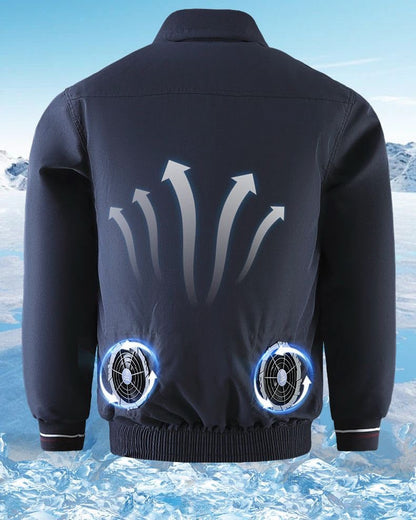 25 New Air-conditioning Clothes with Fan Outdoor Work Air-conditioning Shirt Factory Direct Cross-border Wholesale Exclusive
