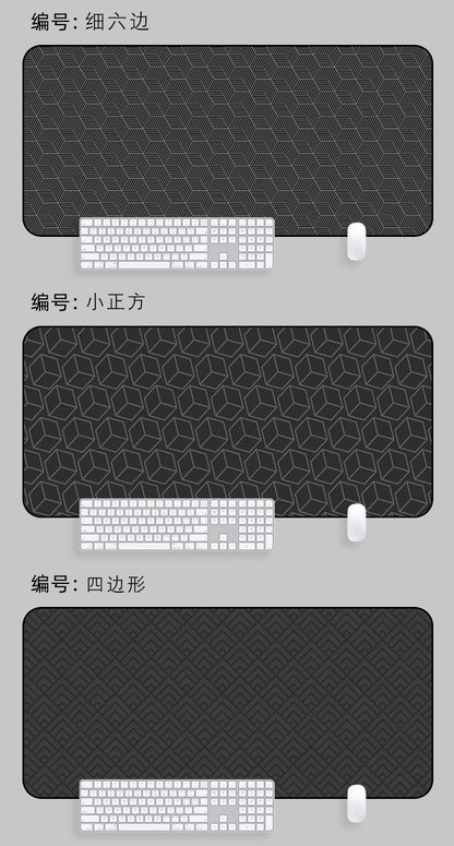 Simple Japanese mouse pad oversized electronic keyboard pad thermal transfer thick rubber wrist mouse pad wholesale