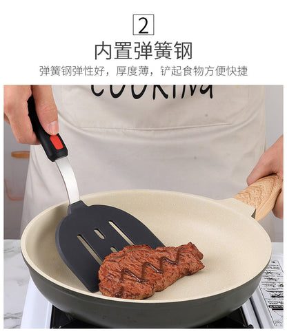 Silicone Cooking Utensils Teppanyaki Cooking Shovel Non-stick Pan Silicone Pancake Yazi Shovel Cross-border Hot Sale