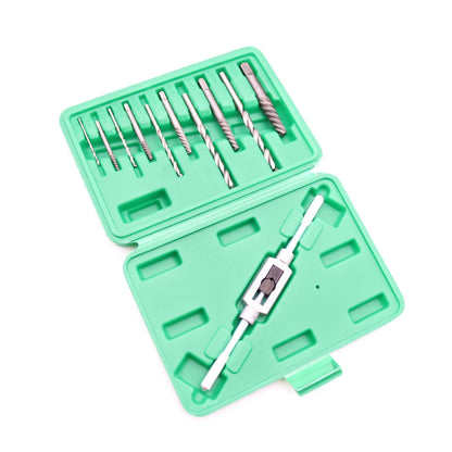 11-piece set of broken head screw extraction device to take out broken wire and broken tooth Rose artifact lower wire removal bolt screw thread withdrawal tool