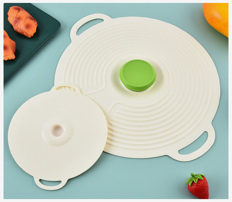 Casual Style Silicone Fresh-Keeping Lid, Sealed Bowl Lid, Meal Lid, Basin Lid, Plate Lid, Microwave Oven Splash-Proof Lid