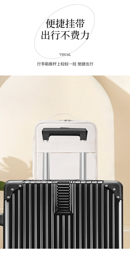 Stand-Up Cosmetic Bag, Large-Capacity Pencil Case, Women's Bag, Travel Storage Bag, Waterproof and Wear-Resistant, Can Be Hung on Luggage Bags