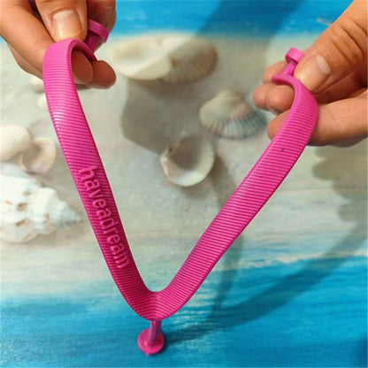 Summer Brazil Flip-flops Strap Replacement Accessories Three-point Slippers Flip-flops Flip-flops Replacement New Rubber Shoelaces for Men and Women