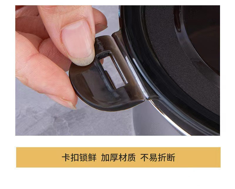 Cross-Border Stainless Steel Crisper Food Storage Box Refrigerator Sealed Box Fruit Lunch Box Lunch Box Korean Three-Piece Set