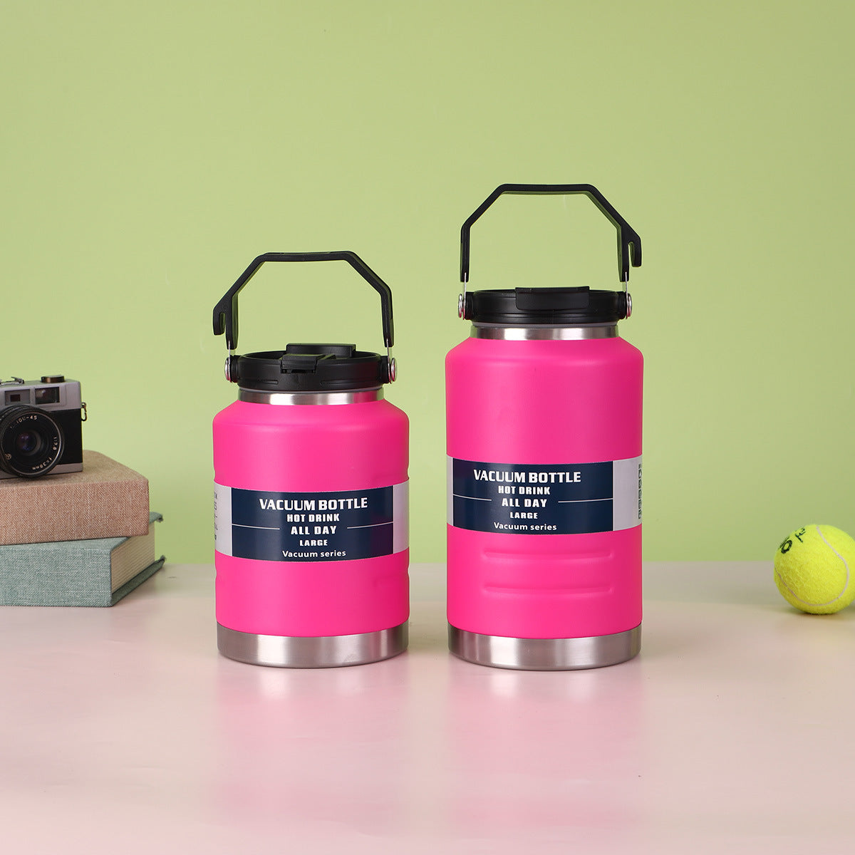 Cross-Border New 304 Stainless Steel Thermos Cup Large Capacity Ton Barrel Outdoor Portable Ice Bucket Wholesale