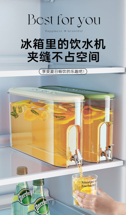 Refrigerator Cold Kettle with Faucet Household Advanced Sense Large Capacity Sealed Gap Food Grade Plastic Juice Cold Kettle