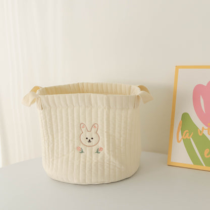 Ins Storage Basket Baby Diaper Clothes Toy Fixing Bag Bedding Storage Multi-use Storage Bag