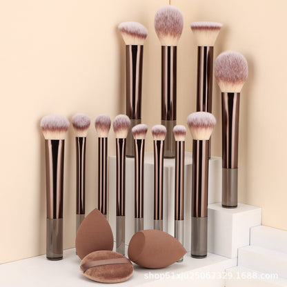 12 makeup brushes 8 makeup brushes 7 long tube makeup suit single brush powder brush eyebrow brush eye shadow brush