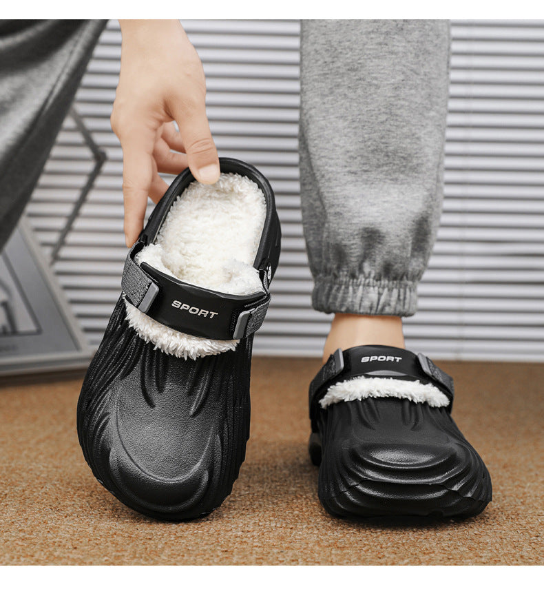 Cotton Slippers for Home, High-End Outer Wear, 2025 Winter New Cross-Border Cotton Shoes Manufacturer Wholesale Cotton Tow