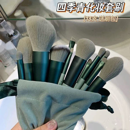 Makeup Brush suit High Sense 13 Set of Three Brush Super Soft Wool Eyeliner Brush Beauty Makeup Tools Makeup Brush Set Brush