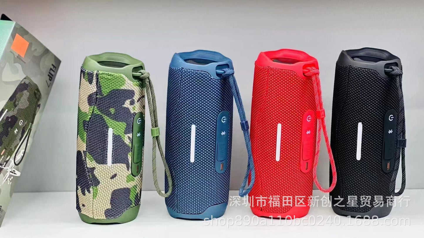 For foreign trade FLIP 60000 flower tube 7 generation bluetooth speaker wireless mini outdoor portable subwoofer waterproof audio