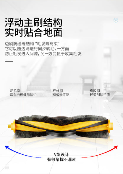 SuiTable for Ecovacs Sweeping RoboT Accessories T9 Side Brush FilTer Rag Roller Brush BrackeT DusT Box STrong Mop WaTer Tank