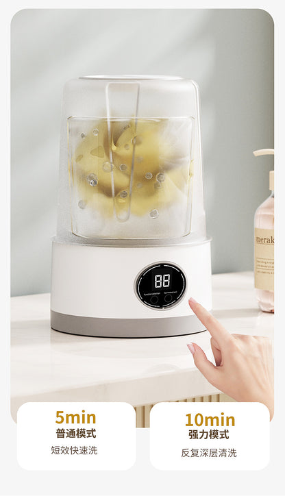 Small Mini Washing Machine Household Fully Automatic Small Washing Machine Washing Socks Mask Desktop Rechargeable Washing Machine
