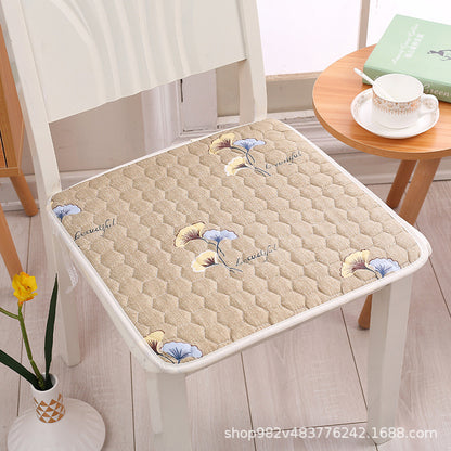 Chair cushion cushion four seasons universal chair cushion office fart cushion restaurant dining chair stool non-slip square seat cushion