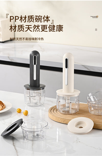 Wireless Electric Food Processor for Home Use, Small Garlic Masher, Vegetable Mincer, Garlic Paste Blender, Baby Food Processor, Garlic Paste Tool