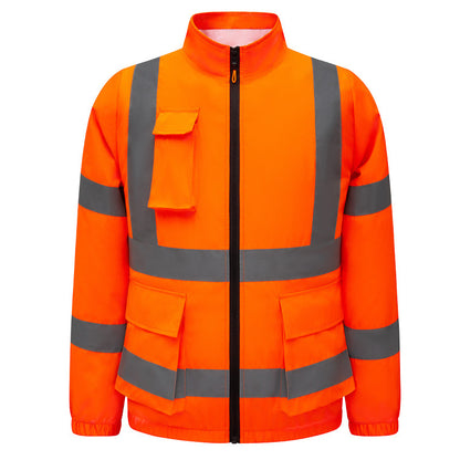 New Cooling Air-Conditioning Clothing, Reflective Long-Sleeved Work Clothes with Three Fans, Labor Protection Clothing, Outdoor Sun Protection Duty Clothing