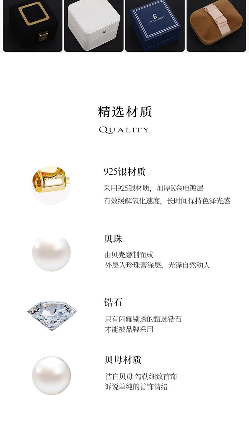 S925 Sterling Silver Clavicle Necklace Women's New Chinoiserie Natural Hetian Jade Safety Buckle Pendant Retro Accessible Luxury Simple Accessories