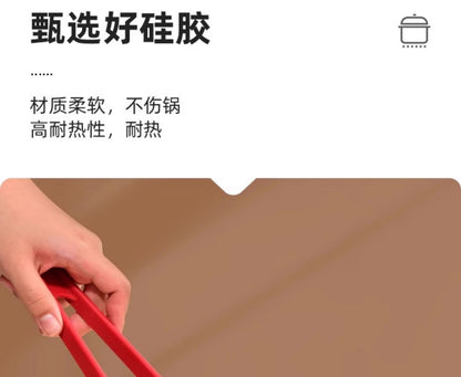 Silicone food clip steak V clip salad clip kitchen high temperature food barbecue bread food fish shovel clip
