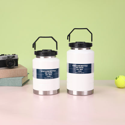 Cross-Border New 304 Stainless Steel Thermos Cup Large Capacity Ton Barrel Outdoor Portable Ice Bucket Wholesale