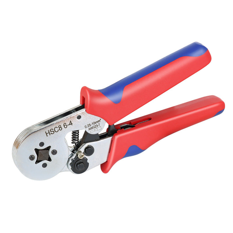 Tube type needle type terminal crimping pliers crimping pliers manual wiring pliers mini electrician ratchet tool suit YEFYM